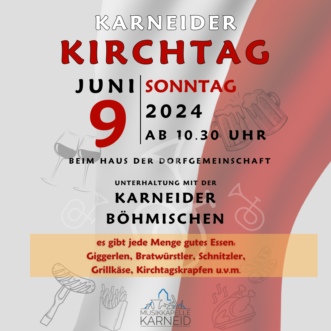 Karneider Kirchtag 2024 social media